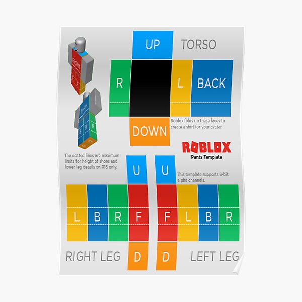 Posters Roblox Shirt Redbubble - 51 mejores imágenes de roblox crear avatar ropa de adidas