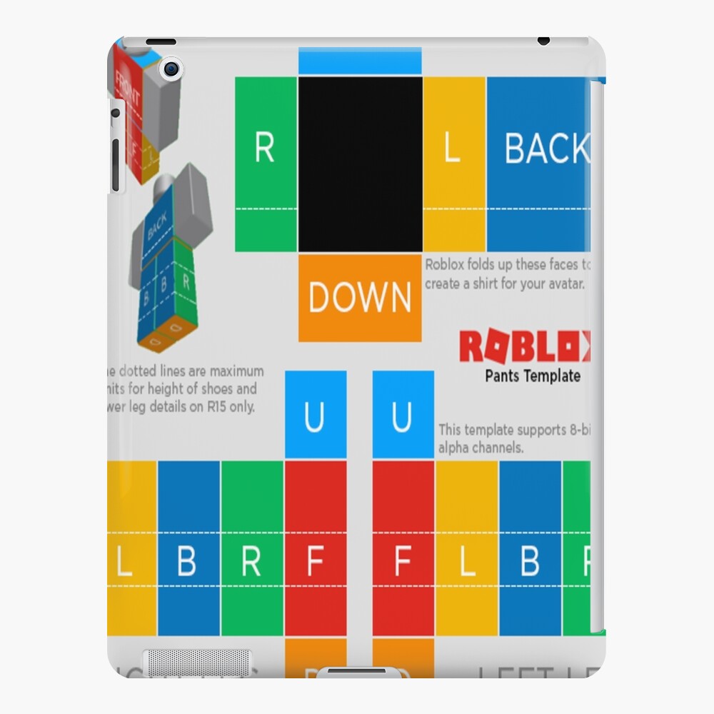 Robloc Shirt Ipad Case Skin By Strippedoaklog Redbubble - how to make clothes on roblox 2020 ipad