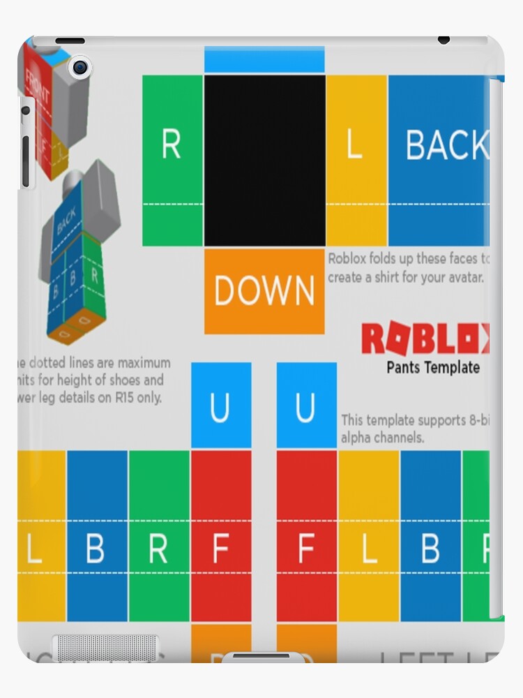 Robloc Shirt Ipad Case Skin By Strippedoaklog Redbubble - how to make clothes in roblox on a ipad