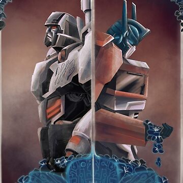 Optimus and Megatron and the Blue Flowers