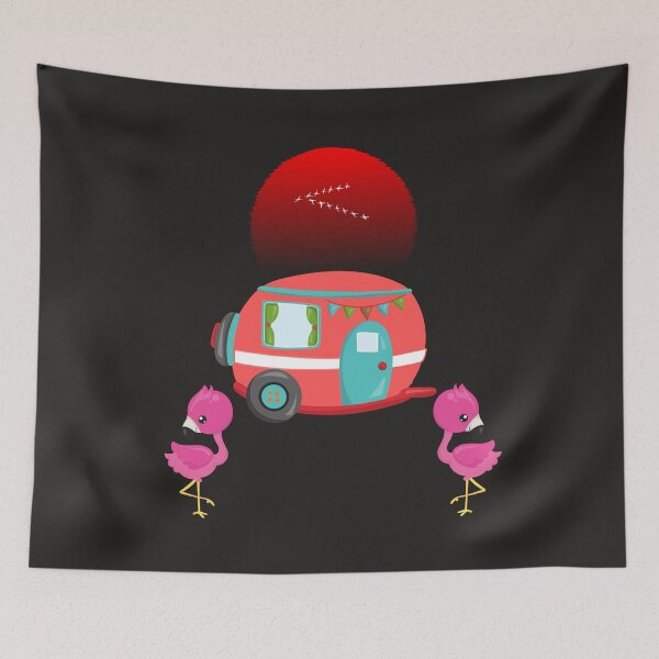 Item preview, Camping Flamingo designed and sold by Ibu83.