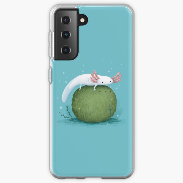 Axolotl on a Mossball Samsung Galaxy Soft Case