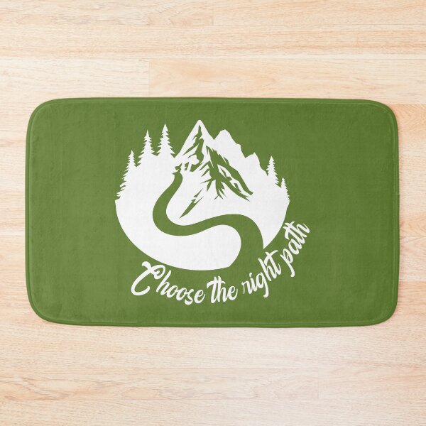 Item preview, Choose The right path - Mountains Trekking Gift for Camper designed and sold by IslandLakeTree.