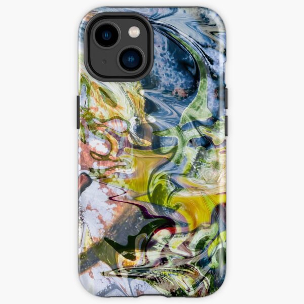 fluid objects art abstraction iPhone Tough Case