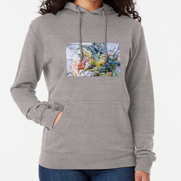 fluid objects art abstraction Lightweight Hoodie