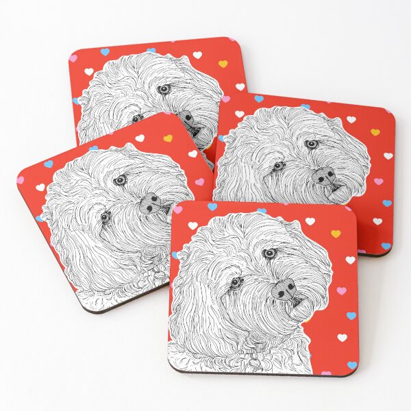 Item preview, Cockapoo Valentine's Day Greeting designed and sold by Adam Regester.