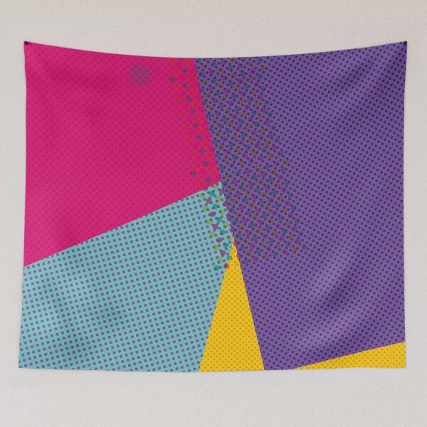 Item preview, Geometric Funny popcolor dots pattern designed and sold by Carolina Salazar.