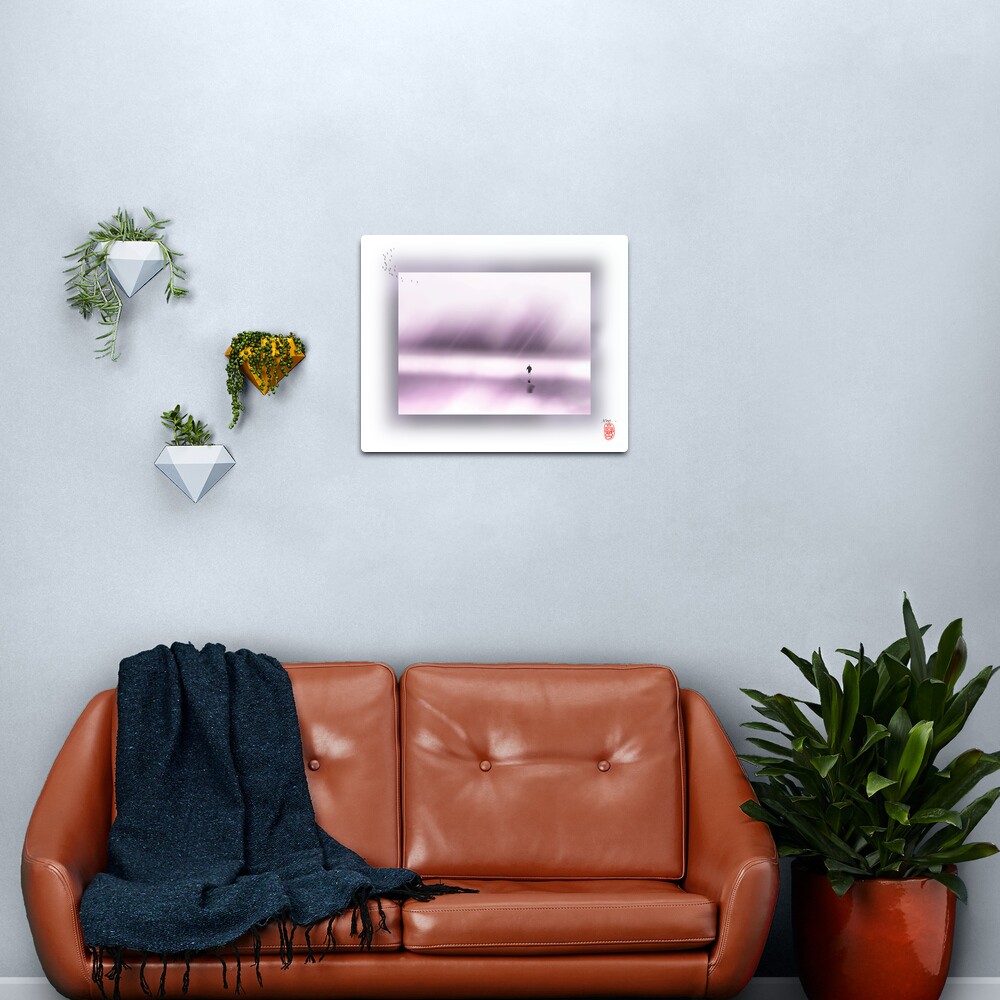 F L O W N Metal Print