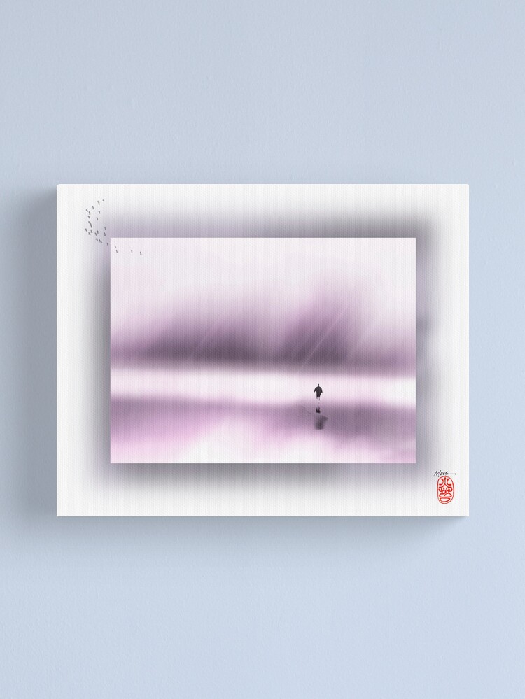 Alternate view of F L O W N Canvas Print