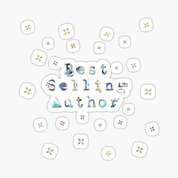 Best Selling Author Design Keeps You Inspired And Writing! Sticker