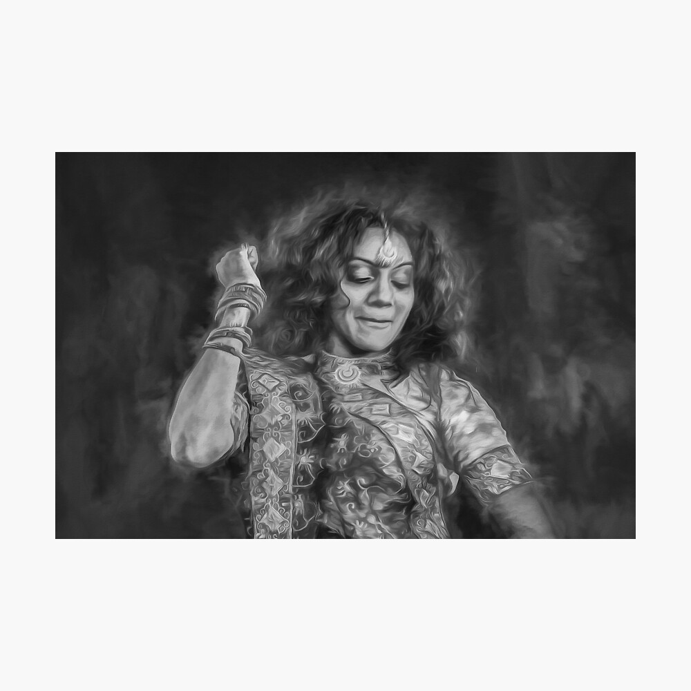The Joy of Dance (black & white) Photographic Print