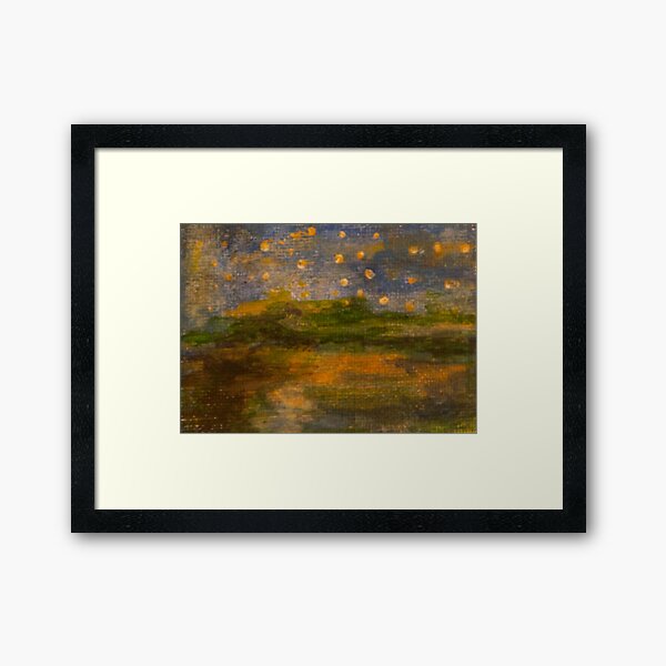 Blue Night Framed Art Print