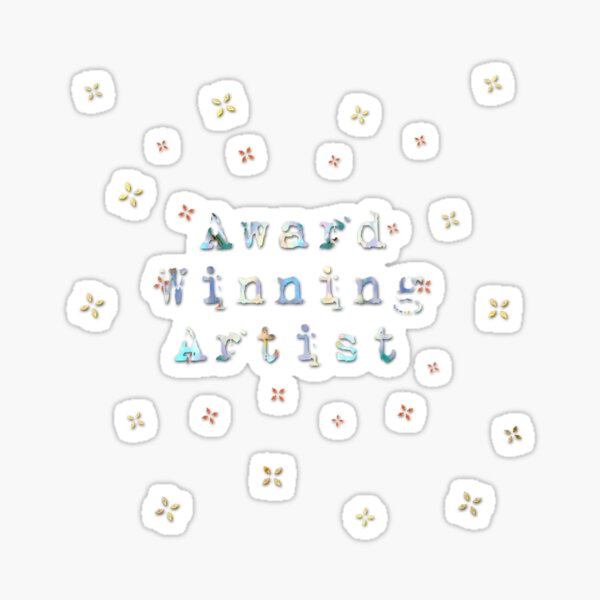 Award Winning Artist Design Keeps You Inspired And Creating! Sticker