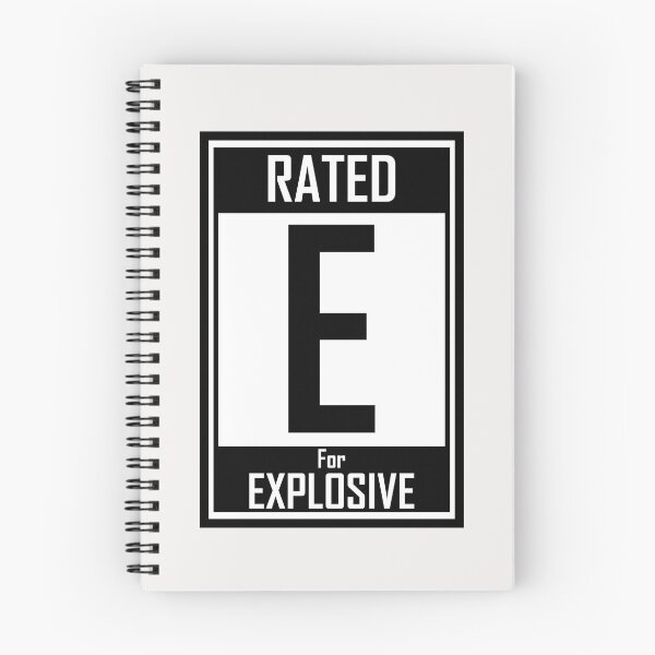 Item preview, Rated E For Explosive designed and sold by HiddenStar02.