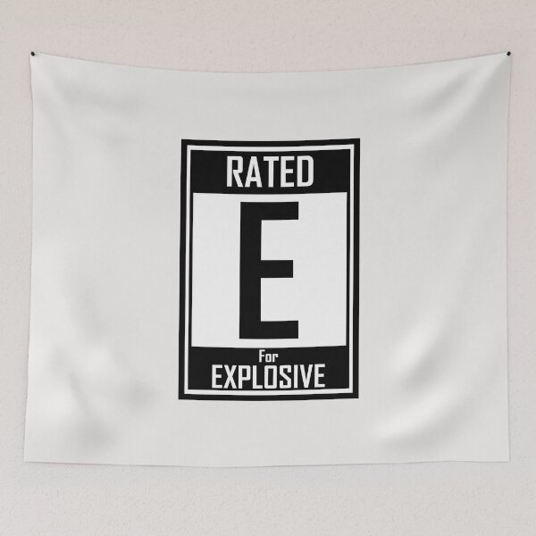 Item preview, Rated E For Explosive designed and sold by HiddenStar02.