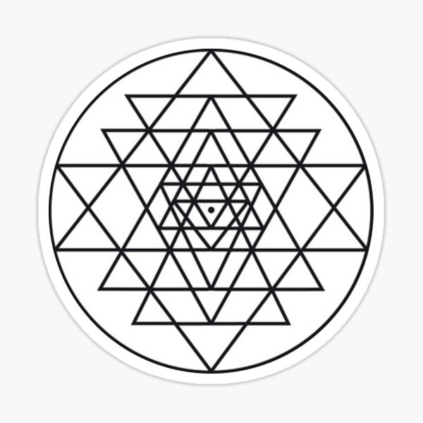SRI YANTRA Sticker