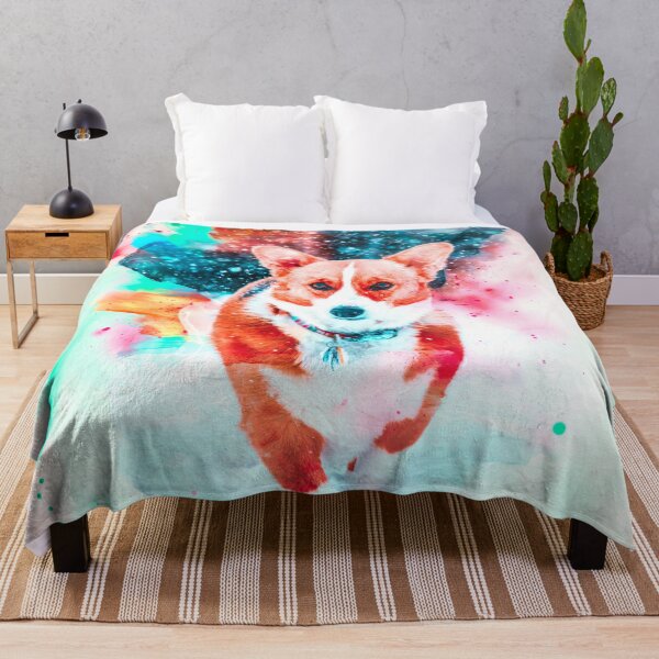 Item preview, Welsh Corgi Painting Illustration designed and sold by artworkbyrihen.