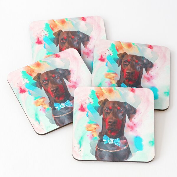 Item preview, Doberman Painting Illustration designed and sold by artworkbyrihen.