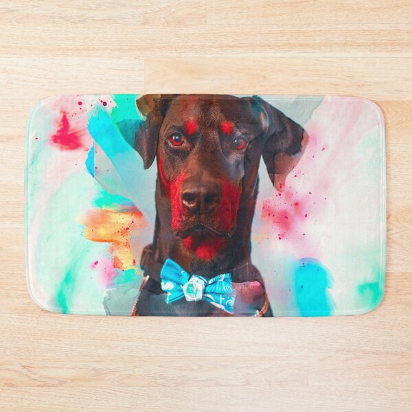 Item preview, Doberman Painting Illustration designed and sold by artworkbyrihen.