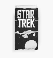Enterprise NCC 1701 Black and White Duvet Cover