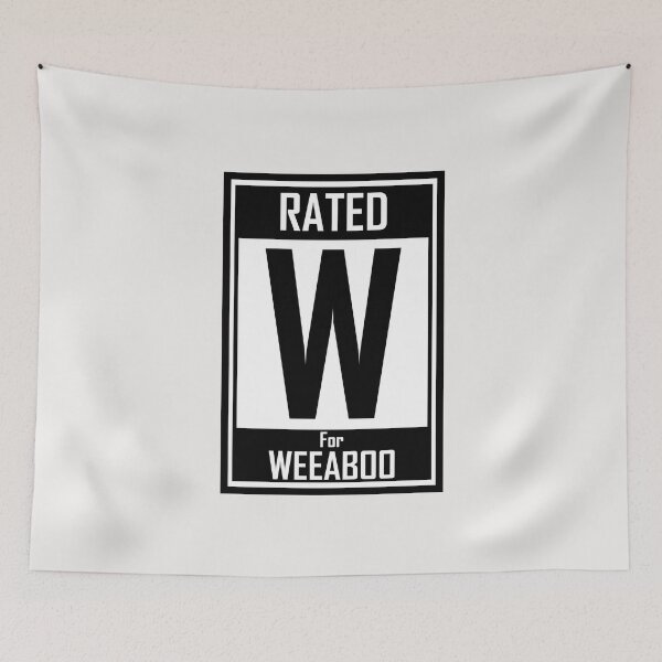 Item preview, Rated W For Weeaboo designed and sold by HiddenStar02.