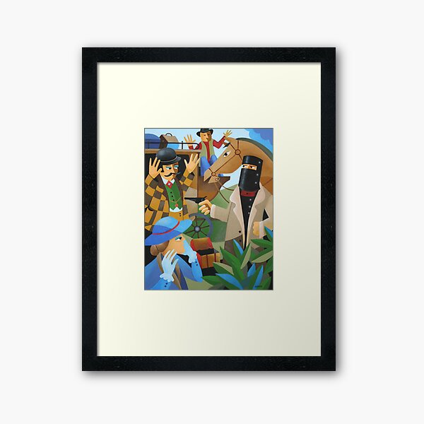 BAILED UP Framed Art Print