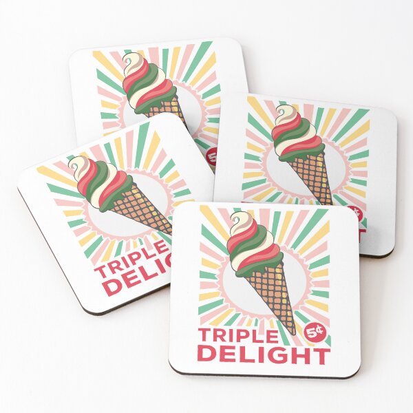 Item preview, TRIPLE DELIGHT designed and sold by Dwarf-Monkey.