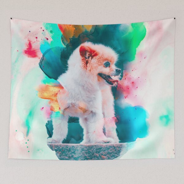 Item preview, Pomeranian Illustration designed and sold by artworkbyrihen.