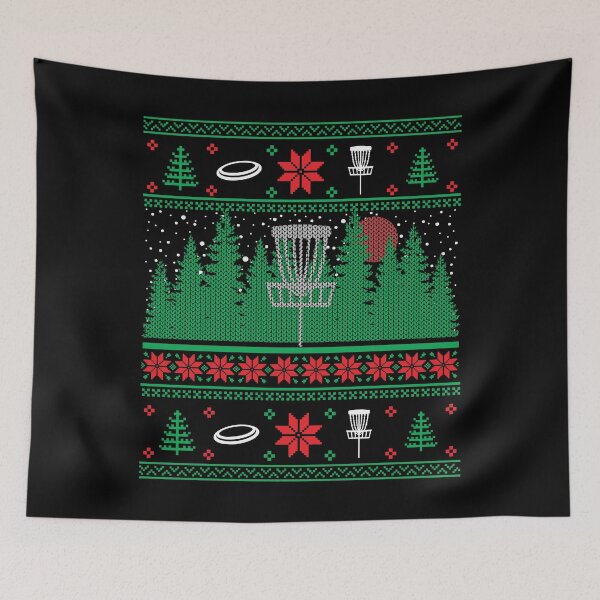 Item preview, Christmas Disc Golf Frisbee Frolf Ugly Christmas Xmas designed and sold by mrsmitful.