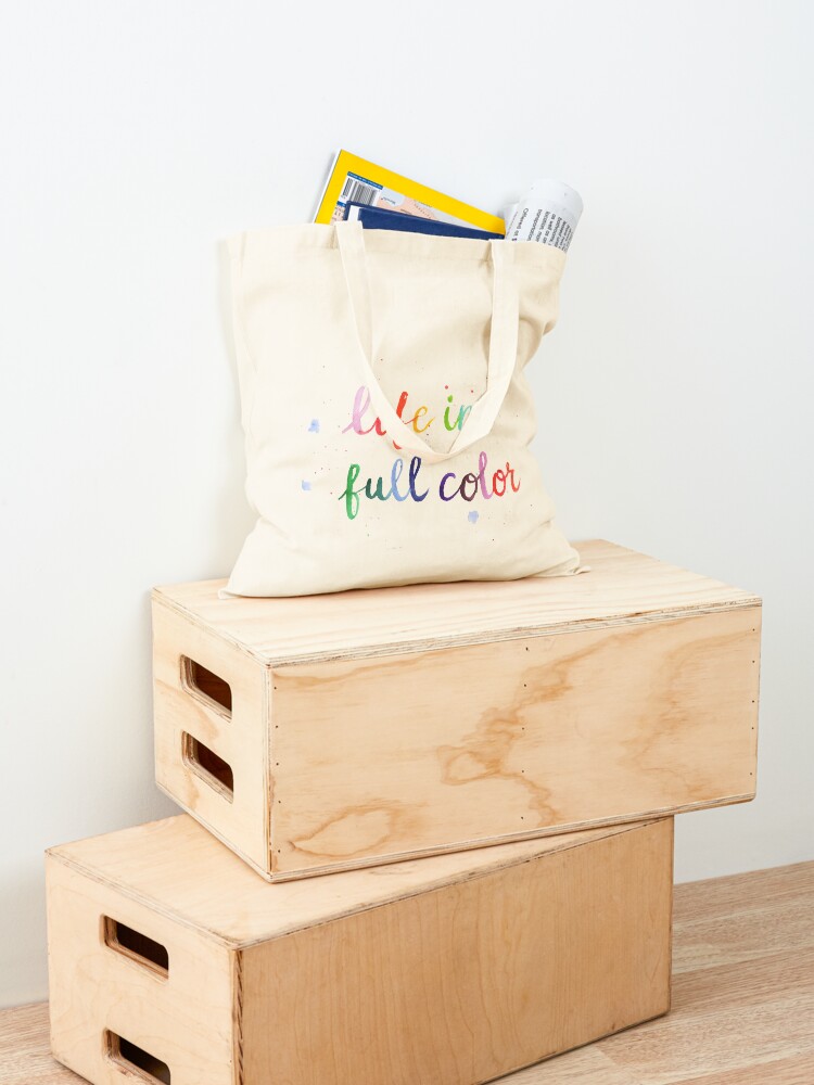 Alternate view of Life in Full Color Tote Bag