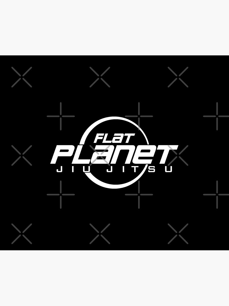 Flat Planet Jiu-Jitsu Logo (White) Socks for Sale by TheLastStand