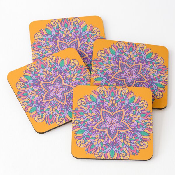 Item preview, Colorful Relaxing Abstract Mandala designed and sold by BjornAnka.