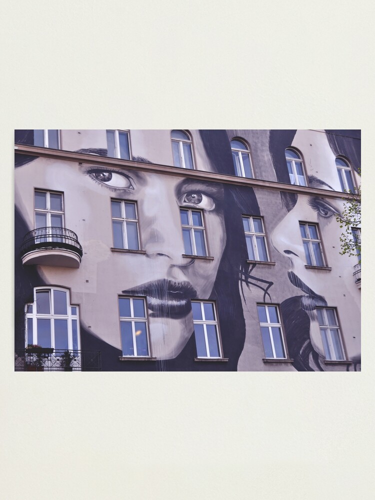 Alternate view of Building Street Art - Bülowstraße, Berlin Photographic Print
