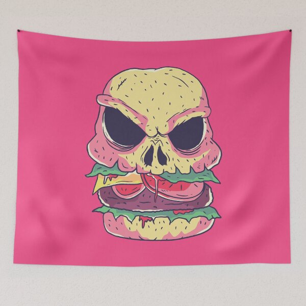 Item preview, Skull and burgers designed and sold by DerSenat.