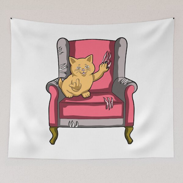 Item preview, BELOVED CAT SAYS FUCK YOU designed and sold by Dwarf-Monkey.