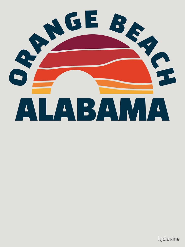 "Orange Beach" Tshirt for Sale by lydiavine Redbubble orange beach