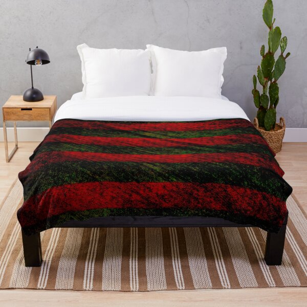 Freddy Krueger Dirty Jumper Elm Street Throw Blanket