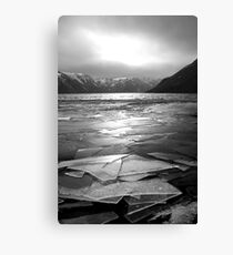 Icy Loch Canvas Print
