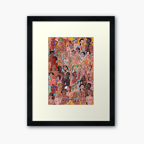 Vista previa del artículo con la obra «Bailando en la playa 1», diseñado y vendido por Diego Manuel Rodriguez.