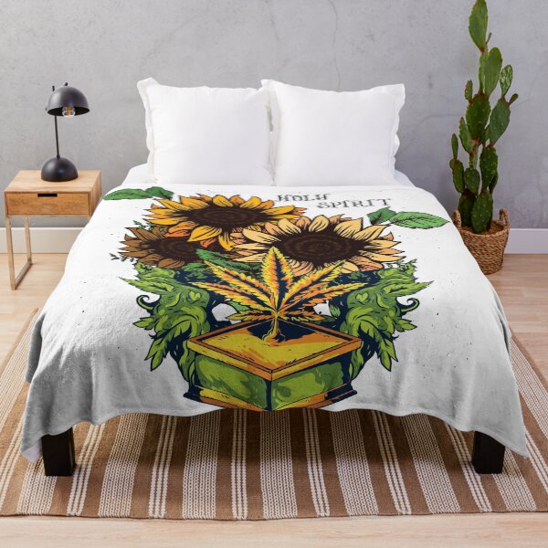 Item preview, Sunflowers and marijuana designed and sold by emphatic.