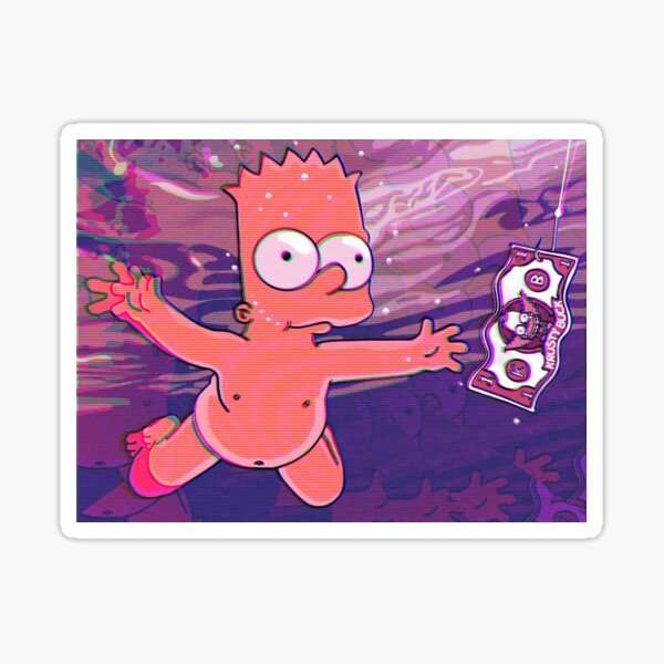 Sad bart Sticker by emxlix