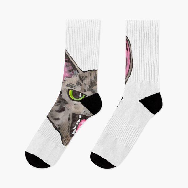 Item preview, Angry cat with green eyes designed and sold by susserain.