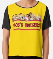 Burger Show Chiffon Top