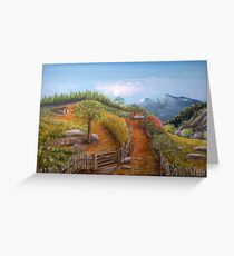 Potato field Greeting Card