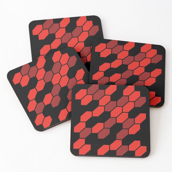 Item preview, Hex scale pattern red designed and sold by SirCrim.