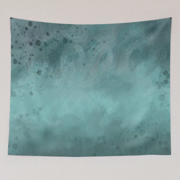 Item preview, Blue grunge ocean- abstract art designed and sold by NewDayArtStudio.