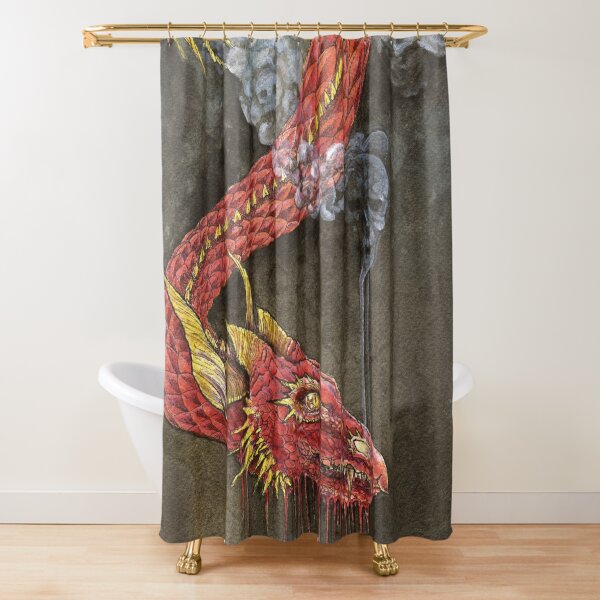 Breath of Death Shower Curtain