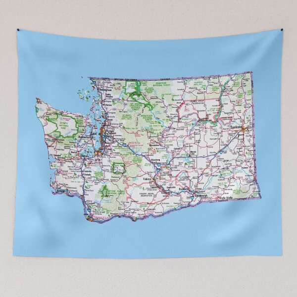 Item preview, Washington Roadmap designed and sold by Havocgirl.
