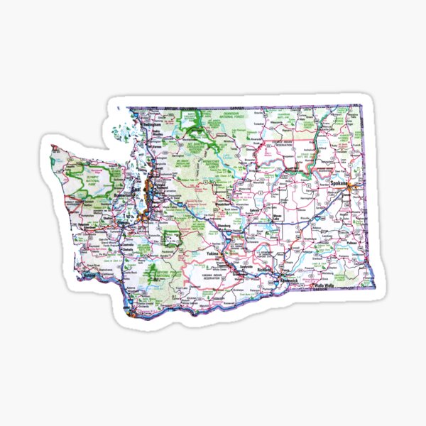 Item preview, Washington Roadmap designed and sold by Havocgirl.