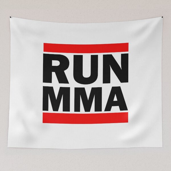 Item preview, RUN MMA (Black) designed and sold by TheLastStand.